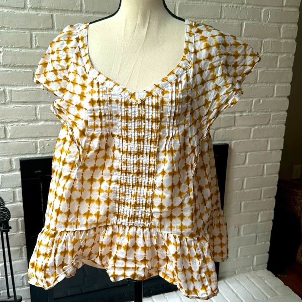 Plus size boho top 0X | worn once